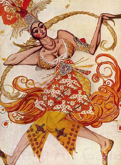 Leon Bakst Ballettfigurine zu: Feuervogel Norge oil painting art